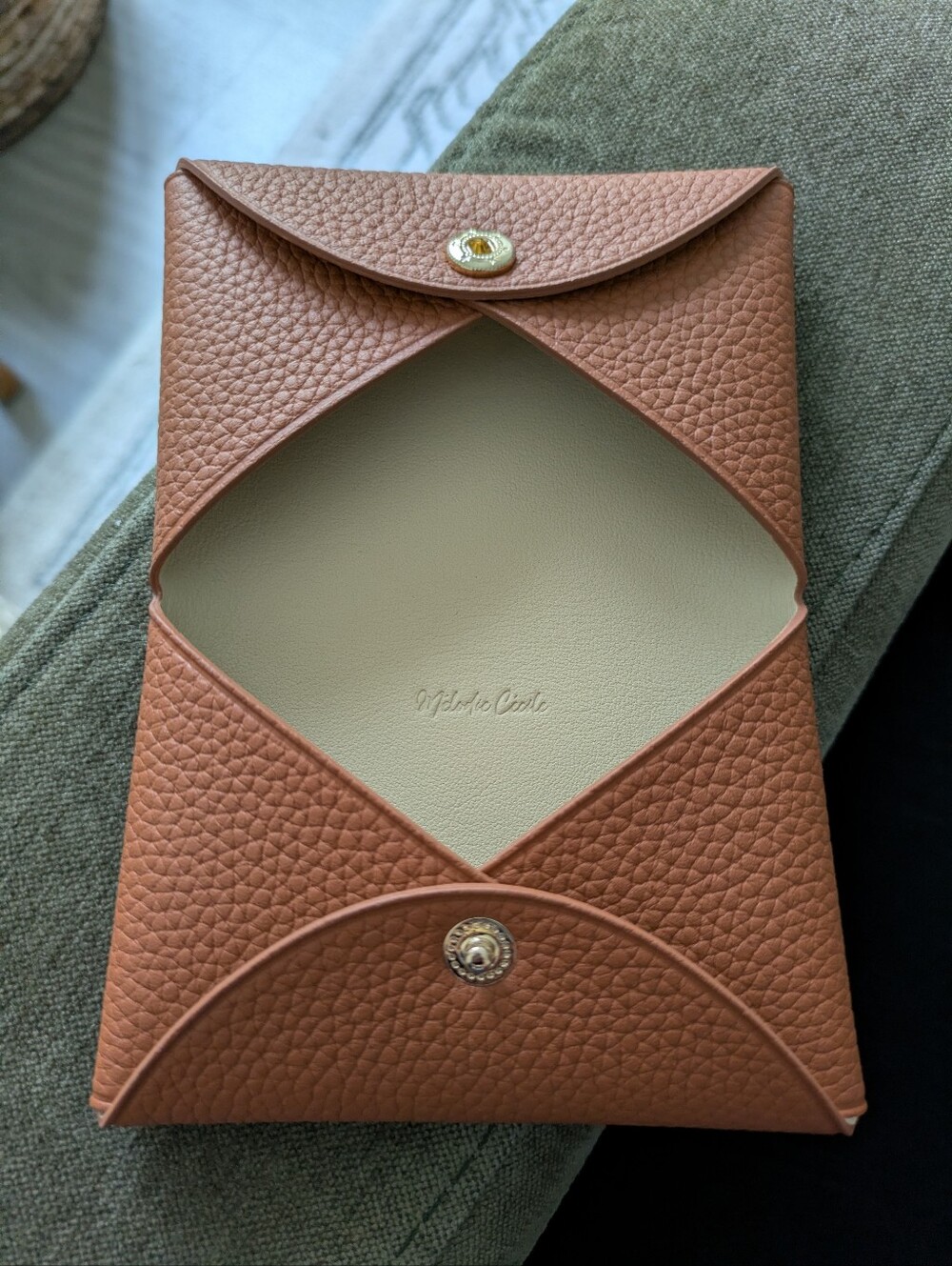 Dress Up Your Purse Melodie Cecile Corsica Togo Leather Card Holder - DUYP